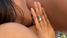 shaved lesbos strap on fuck heels pussy outdoors raw