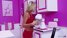 WOW Big Tits Blonde Wife's Perfect Body Takes Hard Cheating FUCK from Huge Dick!