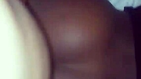 Black Couple Delivers Intense Backshots Bent Over Doggystyle