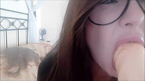 stepmom teases her horny stepson to drop pants for first mouth pleasure