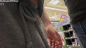 wifeyy n hubby gettin naughty outside in public hehe