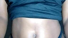 Lady in Black Massages Her Beautiful Tits Sensually!