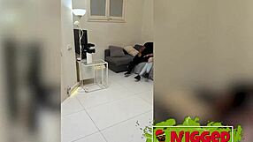 sara salamanca's interracial party turns into wild mmf group fuck fast