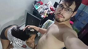 Colombian whore sucks and fucks my monster cock for cash real deal!