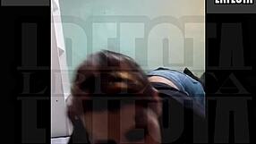 New Argentine couple she sucks my full monster cock tattooed tits out