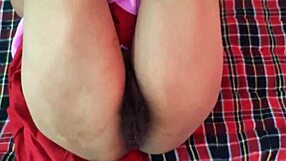 Why hide that hairy pussy Indian bhabhi when big cock can fuck it rough on bed?