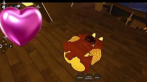 snowbunny encounters massive bbc monster cock roughly in roblox