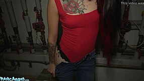 public agent tattoos babe sharlotte thorne fucked hard in boiler room