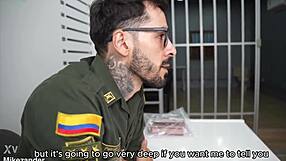 Inmate Learns Anal Gape Lesson Rough Asshole Fuck