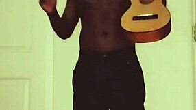 Blonde keeps dancing seductively in revealing outfit