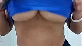 you love huge latina tits check out this homemade solo