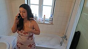 Latina Wife Summons Handyman for Hot Tub Tease