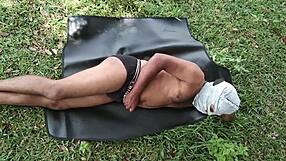 oh man, indian mommy's huge tits bounce riding my big cock in jungle camping... desi outdoor xxx!