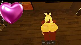 snowbunny encounters massive bbc monster cock roughly in roblox