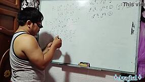 asian nerd student gets sexual algebra lesson from teacher