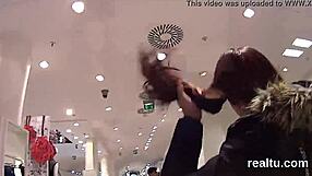 Charming Czech Kitten Teased in Mall SHOP Then RIPPED CLOTHES POV Penetrated!
