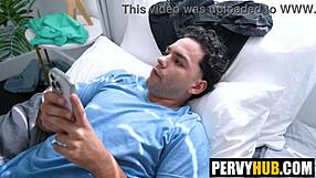 stepsis Kylie Quinn teases tiny tits blowjob with Jay Celesto!!