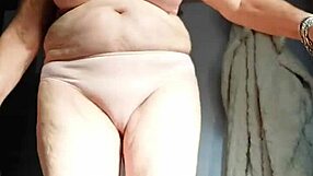 Granny Slut Oma Plugs Hairy Beaver with Thick Cucumber Deep