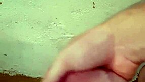 shower strokes hit monster cock climax