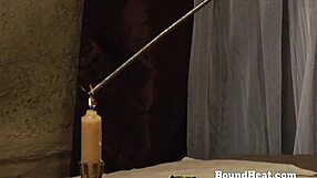 dominant lesbian mistress grinds 69 on bound slave's tongue till she squirts