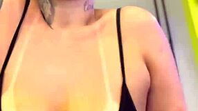 Gym Dwellers Peek Wet Pussy Hard Nipples