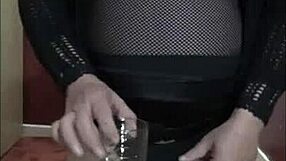 mark wright bisexual crossdresser tastes ass piss cum in homemade fun