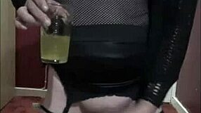 mark wright bisexual crossdresser tastes ass piss cum in homemade fun