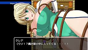 rope binds female knight tits for hentai outdoor tease