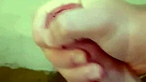 shower strokes hit monster cock climax