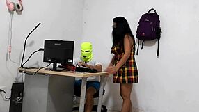 my curvy latina neighbor slut shakes huge ass begging for my muscular cock domination