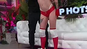 Rosalyn Sphinx hooks up with Nate Nasty for monster cock domination, deepthroat gagging, rough doggystyle pounding, and humiliating face fucking