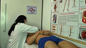 nurse gets horny seeing patient's monster cock erection in hospital room?