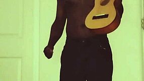 Blonde keeps dancing seductively in revealing outfit