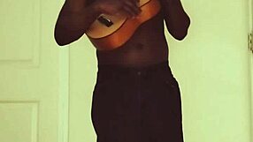 Blonde keeps dancing seductively in revealing outfit