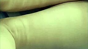 young homemade beauty's lingerie clings to her huge tits and wet vagina