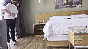 capitalina goes to the hotel so i can fuck her tight pussy but she can't stop talking to her cuckold husband