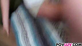 Sweet Teen Casi James Rides Monster Cock POV with Close-Up Hardcore Pussy Pounding