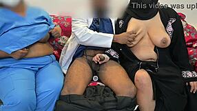 doctor messing around with patient and nurse now