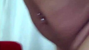 skinny brazilian ebony teases her wet pussy on massive dildo in public flash