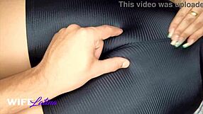 bbw latina gym wife teases personal trainer with fat ass and tight pussy