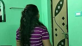 Young Sales Boy Pounds Bent Over Bhabhi Doggystyle with Dirty Audio Creampie