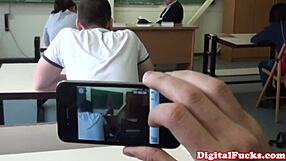 Taissia Shanti's petite pussy gets licked and pounded hard in classroom!