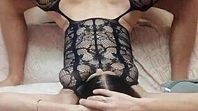 rough anal pov milf wife stretched every hole in stockings