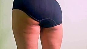 Delhi college coed bends over big ass for deepthroat doggystyle wet pussy fuck