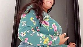 check out this curvy bbw madrastra riding her hijastro hard