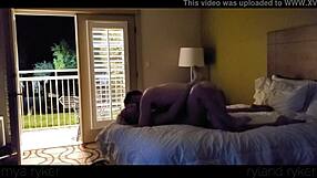 damn this young slut gets pounded rough in motel door wide open