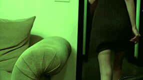 Lily Cade pounds Jay Taylor hard with massive strap-on cock