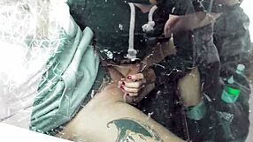 Valeria from Carrara craves dirty talk while skinny milf pussy gets wet for homemade cum in mouth