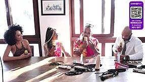 Black RJ couple dives into porn from swinger scene first red sheer calls