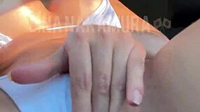 Fucking Tight Pussy of Hot Japanese Babe in Car with Monster Cock